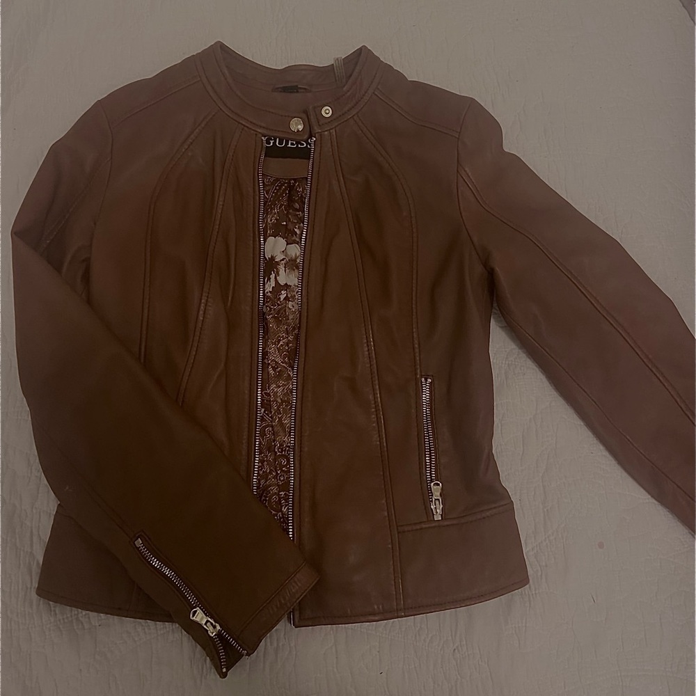 Guess Genuine Leather Jacket